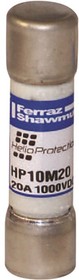 Фото 1/2 HP10M4, 4A Glass Melamine Cartridge Fuse, 10 x 38mm