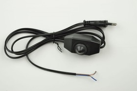 Сетевой шнур с вилкой и выключателем с диммером UCX-C30/02A-170 BLACK UL-00004438
