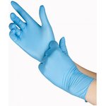Нитриловые Голубые перчатки 10 шт./уп. размер M, 73035/M