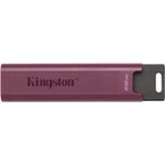 Флеш Диск Kingston 512Gb DataTraveler Max DTMAXA/512GB USB3.2 черный/бордовый