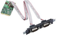 CP-102N-T, Interface Card, RS232, DB9 Male, mPCIe