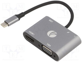 CU4511, Adapter; OTG,USB 3.0,USB 3.1; nickel plated; 0.15m; black; 5Gbps