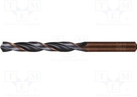 0062600630100, Сверло; алюминий,сталь, легированная сталь,сплав меди; O: 6,3мм