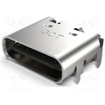 USB4105-GF-A-120, Гнездо; USB C; SMT