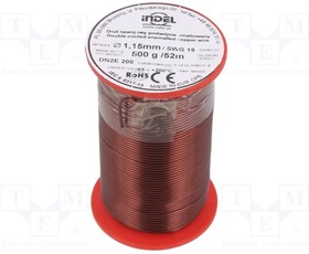 DN2E1,15-500G, Coil wire; double coated enamelled; 1.15mm; 0.5kg; -65?200°C