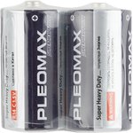 Батарейки Pleomax R14-2S SUPER HEAVY DUTY Zinc