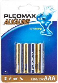 Батарейки Pleomax LR03-4BL Alkaline
