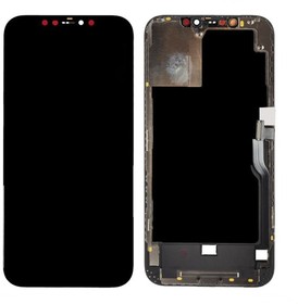 Дисплей (экран) в сборе с тачскрином для Apple iPhone 12 Pro Max черный с рамкой (In-Cell) | купить в розницу и оптом