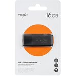 USB Flash накопитель (флешка) VIXION Shark Eyes 16GB 2.0 (черный)