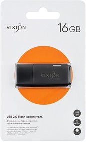 USB Flash накопитель (флешка) VIXION Shark Eyes 16GB 2.0 (черный)