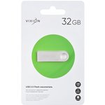 USB Flash накопитель (флешка) VIXION Zinc Alloy 32GB 2.0 (серебро)