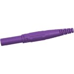 4 mm socket, screw connection, 2.5 mm², CAT II, purple, 66.9155-26