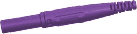 4 mm socket, screw connection, 2.5 mm², CAT II, purple, 66.9155-26