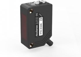 PTE-X09P фотоэлектрический датчик конвергентный, Sn=14 см, диаметр пятна ø9мм/140мм, PNP NO/NC, 10...30VDC кабель 2м