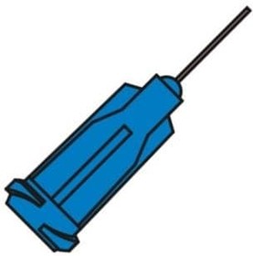 922150-TE, Liquid Dispensers & Bottles TE Needle 22 Ga X 1-1/2in Blue