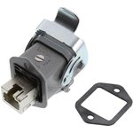 09452151562, Modular Connectors / Ethernet Connectors METAL,HAN3A,RJ45CAT6 PNL ...