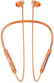 Фото 1/4 Bluetooth наушники HOCO ES65 Dream BT5.3, внутриканальная, громкость +/-, спорт (оранжевый)