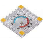 Термометр оконный биметаллический квадратный в пакете ПТ000001555