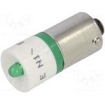 18600351, Индикат.лампа: LED; BA9S,T10; зеленый; пластик; 24ВAC; 24ВDC
