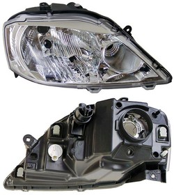 Фара Renault Logan 09-16 (Справа/ Галоген/ Ручная регулировка)