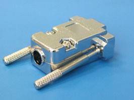 DNT-9C, Корпус разъема 9 контактов с удлиненными винтами, металлизированный