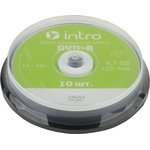 Intro DVD-R INTRO 16X 4,7GB Cakebox 10