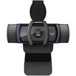 960-001252 Logitech HD Pro Webcam C920S, { черный, 3Mpix, USB2.0 ...