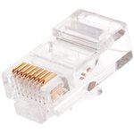 Коннектор RJ45/8P8C под витую пару, уп-ка 100шт. NMC-RJ88RZ06UD1-100