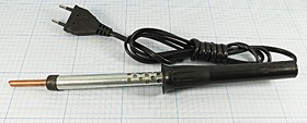 Паяльник, напряжение220 В, мощность 65 Вт, нагреватель нихромовый, марка ЭПЦН65-220, исполнение пластмассовая ручка
