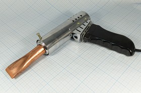 Фото 1/2 Паяльник, напряжение 220 В, мощность 500 Вт, нагреватель нихромовый, марка TLW-500, исполнение пистолет