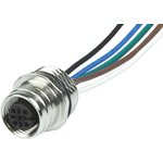 1200845013, Straight Female 12 way M12 to Unterminated Sensor Actuator Cable, 300mm