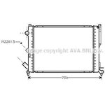 RTA2165, Радиатор системы охлаждения RENAULT: ESPACE III (JE0) 2.0/2.0 (JE0A) 96-02