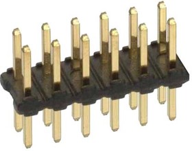 Фото 1/3 M22-2020605, Pin Header, Wire-to-Board, 2 мм, 2 ряд(-ов), 12 контакт(-ов), Сквозное Отверстие, M22