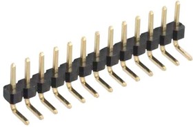 Фото 1/2 M22-2035005, Pin Header, угловой, Wire-to-Board, 2 мм, 1 ряд(-ов), 50 контакт(-ов), Through Hole Right Angle