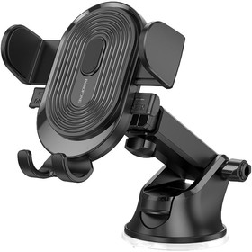 Фото 1/6 Держатель в автомобиль BOROFONE BH85 Experience зажим, на панель (черный)