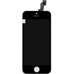 Дисплей для Apple iPhone 5S в сборе с тачскрином TF, черный (AAA)