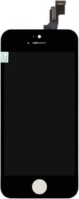 Фото 1/2 Дисплей для Apple iPhone 5S в сборе с тачскрином TF, черный (AAA)