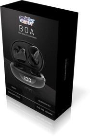 Фото 1/2 Беспроводная TWS Bluetooth-гарнитура Smartbuy Boa, черная (SBH-3047)/100