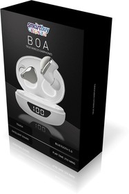 Фото 1/2 Беспроводная TWS Bluetooth-гарнитура Smartbuy Boa, белая (SBH-3048)/100