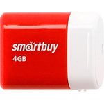 USB 2.0 накопитель Smartbuy 4GB LARA Red (SB4GBLara-R)
