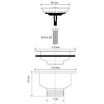 ВЫПУСК ДЛЯ СИФОНА ф40-113мм MRSKW7ST