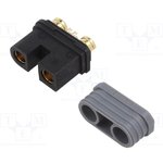 QS9L-F, Plug; DC supply; QS; female; PIN: 6(4+2); for cable; soldering; 160A