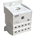 38075, DIN Rail Terminal Blocks 3 POLE DISTRIB BLOCK 115A INPT 1X2AWG