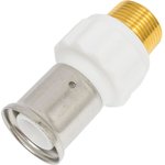 Муфта НР, ПВДФ пресс, белая, 26x3/4" 17PKW-2605