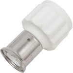 Муфта ВР, ПВДФ пресс, белая, 26x1" 18PKW-2606