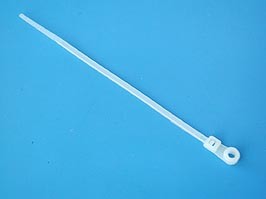 TCV-100, Стяжка 100x2,5мм с крепежным отверстием, белая, упак. 100 шт.