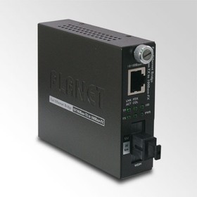 FST-806A20, Медиаконвертер 100Мб/с RJ-45 - 100Мб/с SC, SM, WDM, Tx1310/Rx:1550, 20км, Smart