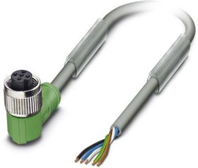 1457186, Cable Assembly Halogen Free 3m 22AWG M12 Circular 5 POS F