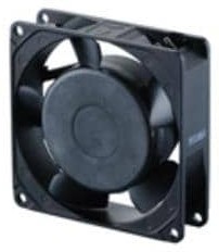 09225PB-A1K-AA-00, AC Fans AC Tubeaxial Fan, 92x92x25mm, 115VAC, 28CFM, Flange Mount, Lead Wires