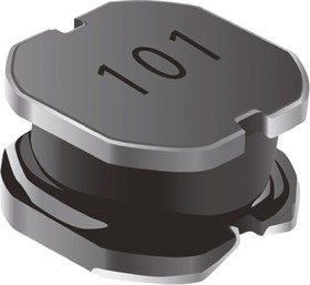 Фото 1/2 SRN1060-331M, SRN1060, 1060 Shielded Wire-wound SMD Inductor with a Ferrite Core, 330 μH ±20% Wire-Wound 900mA rms Idc